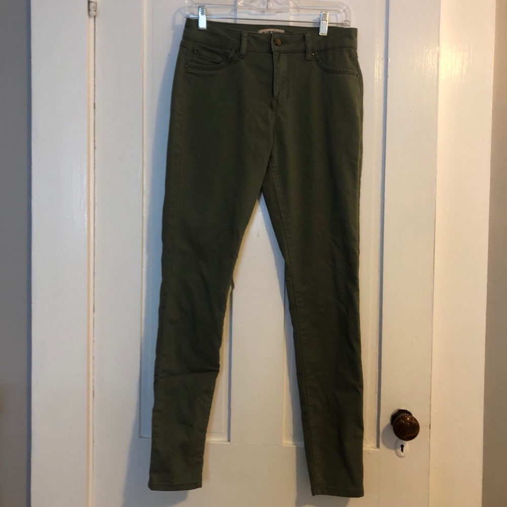 Green jeggings